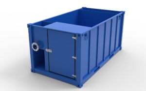 Neutralisationsbecken Tuer geschlossen - Abwasser